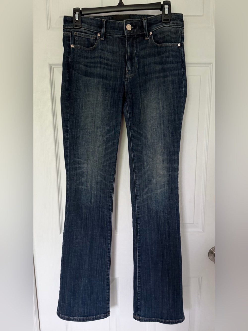 White House Black Market - Mid-Rise Boot - blue denim Jeans